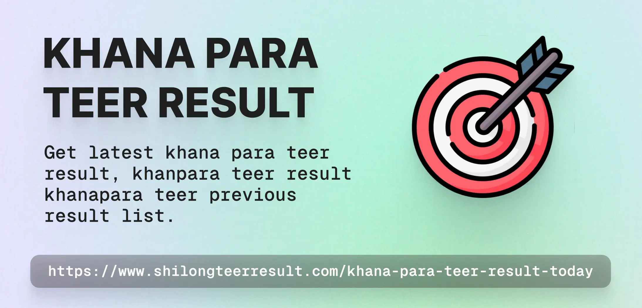 khana para teer result cover image